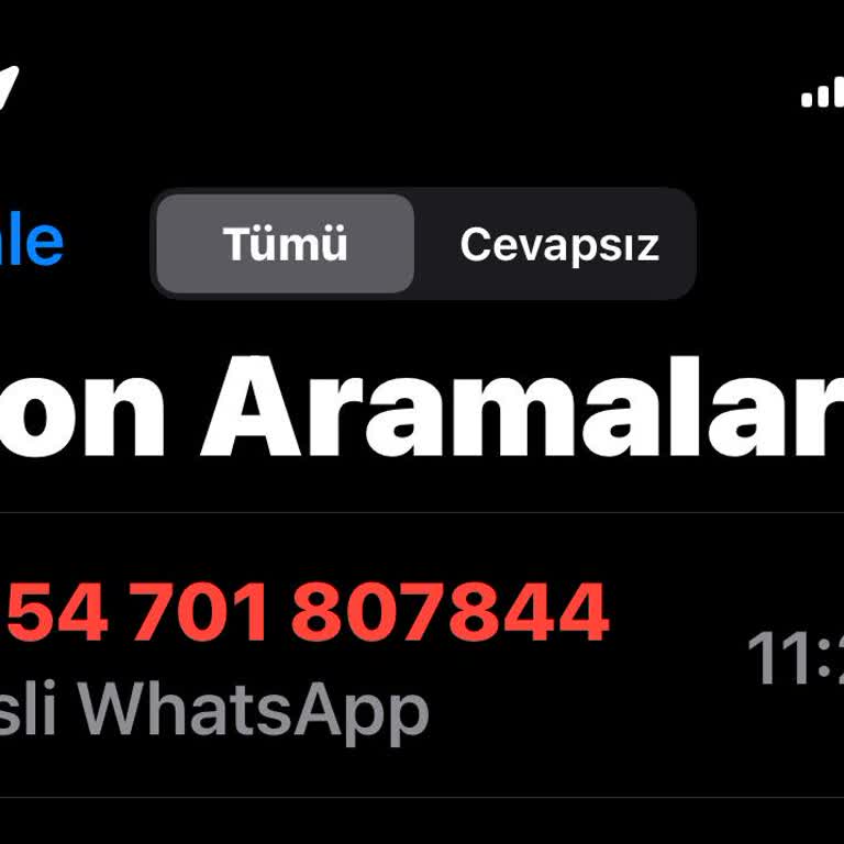 WhatsApp Bilinmeyen Şüpheli Numara