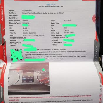 Tokat Yeniyurt Bayi Pilot Garage Oto Ekspertiz Kusurlu Rapor Düzenledi