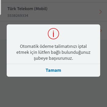 Halkbank Otomatik Ödeme Talimatı- İptal
