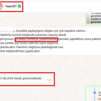 Hepsiburada Ve Hepsikağnı (jet) Markalarının Keyfi Kargo Teslimatı