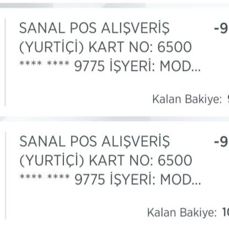 Modamizbir.com Geri Ödeme Yapmadılar