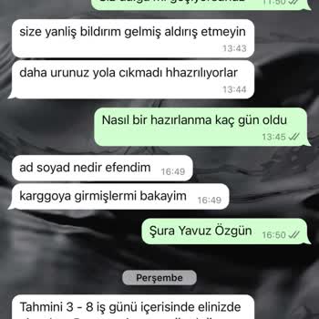 Organic Scarfs Sipariş Sonrası İletişim Ve Hizmet Sorunları