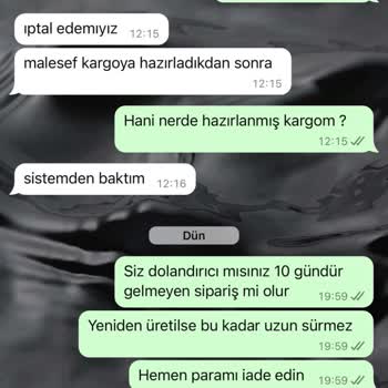 Organic Scarfs Sipariş Sonrası İletişim Ve Hizmet Sorunları