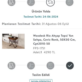 Vivense Teslimat Ekibi İle Yaşadığım Mağduriyet