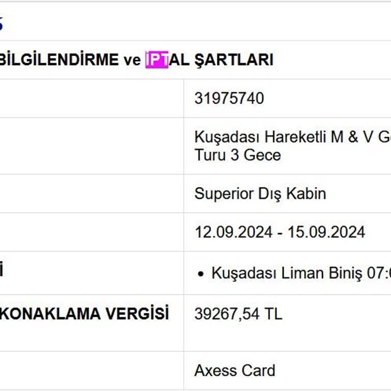 Tatilsepeti.com-Gemi Tur İptal Şikayeti Yanıtsız