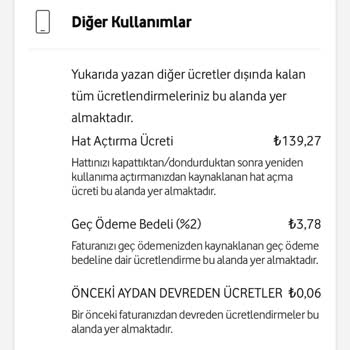 Vodafone'da Hatalı Fatura Ve Müşteri Hizmetleri Sorunu