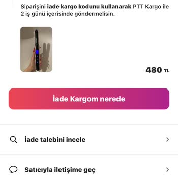 Gardrops Ürün Geri İade