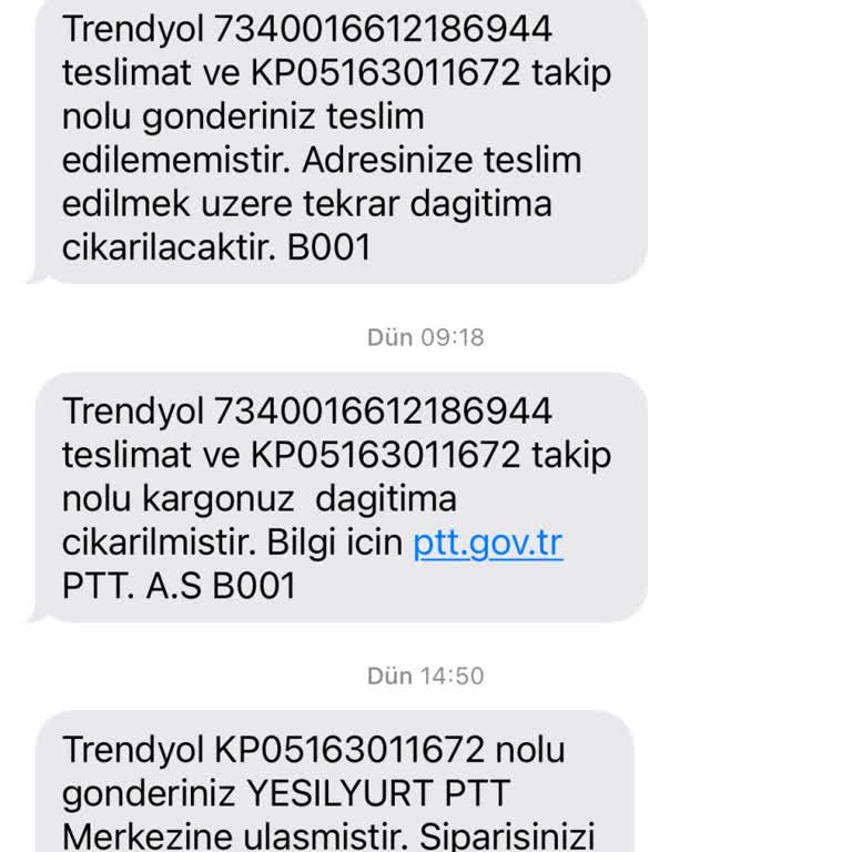 PttAVM PTT Kargo Teslimat Sorunu: Evime Kadar Gelip Kargomu Bırakmadılar
