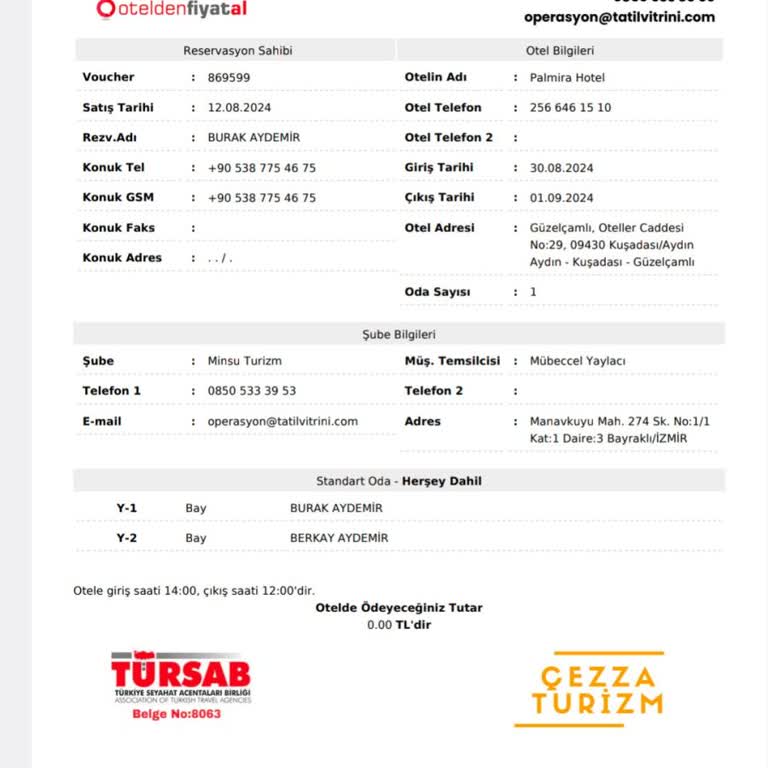 Palmira Hotel Kuşadası Palmira Beach, Ten Beklemezdim.