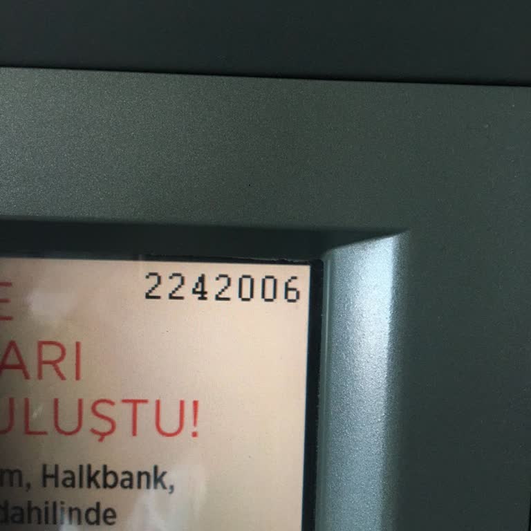 Ziraat ATM Si Halkbank Hesabıma Yatırdığım 36200 TL Paramı Yuttu