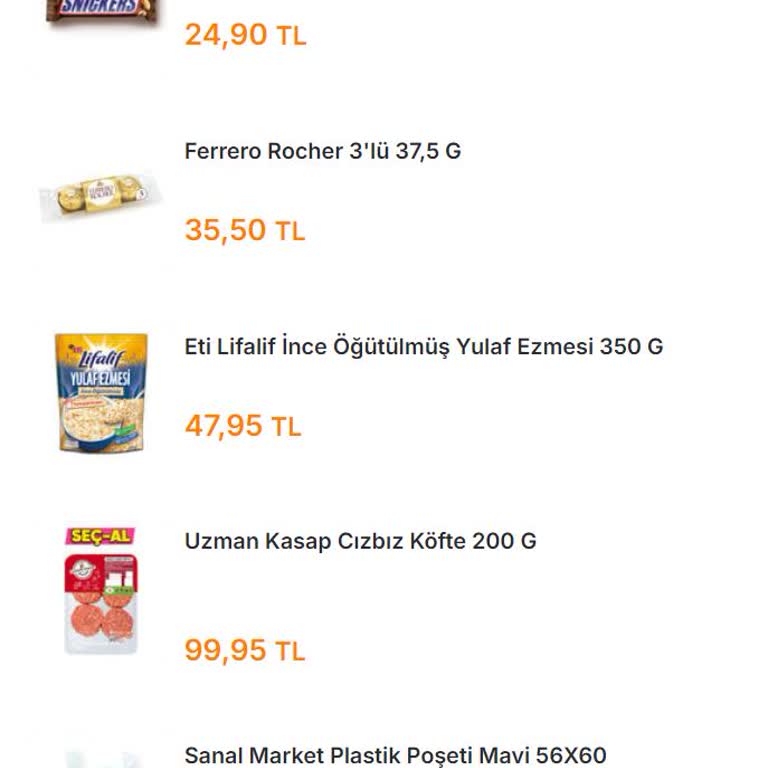Migros Sanal Market Kafasına Göre Sipariş İptal Ediyor.