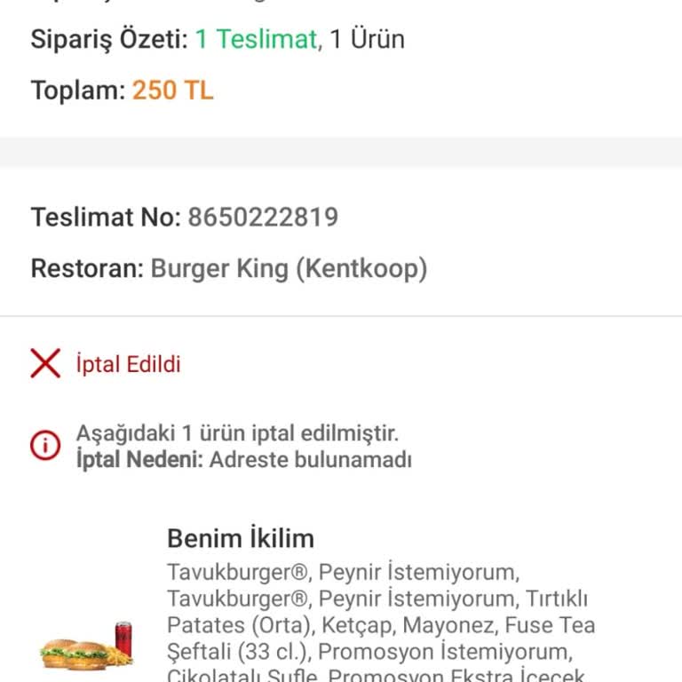 Trendyol Yemek Teslimat Sorunu Ve İlgisiz Kurye