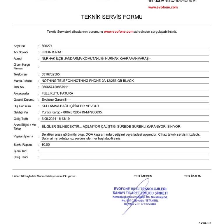 Hepsiburada Garanti Kapsamında İade Değişim