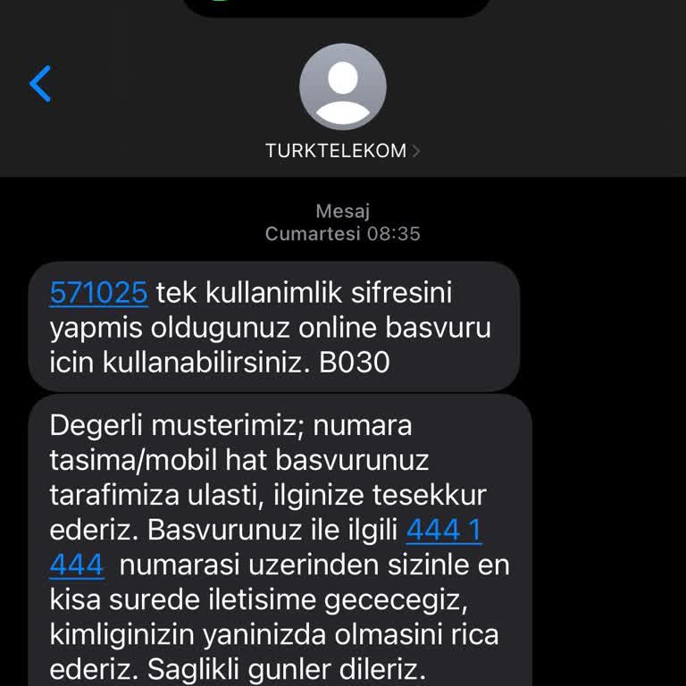 Türk Telekom Paket Başvuru Alınmaması
