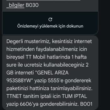 Türk Telekom 24 Saati Geçen İnternet Mağduriyeti