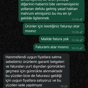 Sneakershome_tr İade Kabul Etmiyor, Siparişi Eksik Yolluyor