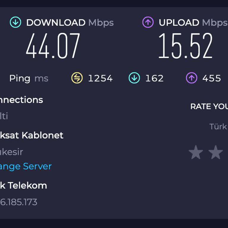Türk Telekom Gemlik Kumla'da 4.5G Hücresel Veri 3G'den Daha Kötü