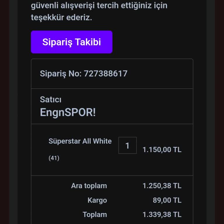 Shopier Ayakkabı Aldım Mağdurum