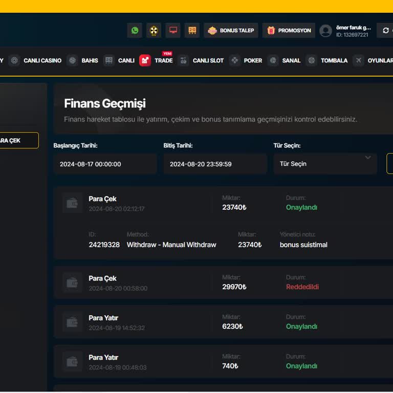 Darkbet Dark Bet Kazancımı Sildi