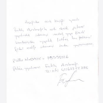 Allianz Sigorta A. Ş DASK İptali