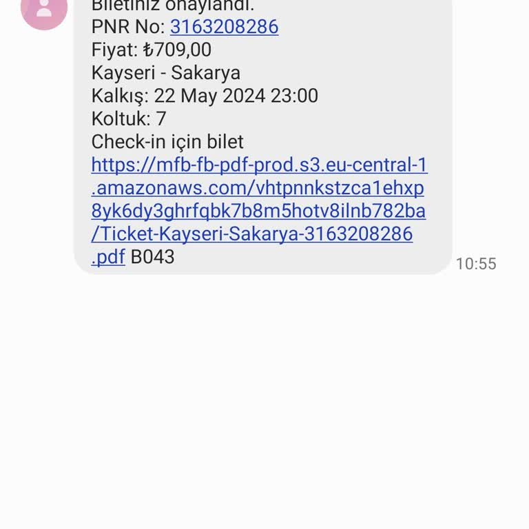 Kamil Koç Bilet Parasını İade Etmemesi.