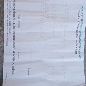 Türk Telekom PTT Çalışanın Bir Hatası İle Paramızdan Olmamız