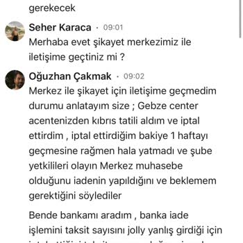 Jolly Tur'da İptal Edilen Tatil Ücreti İadesi Sorunu