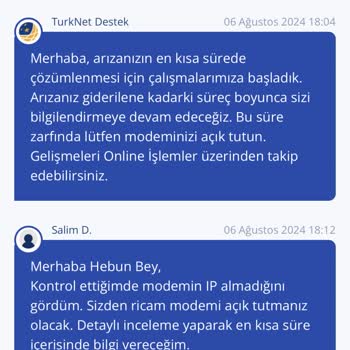 TurkNet'in Müşteriyi Oyalaması