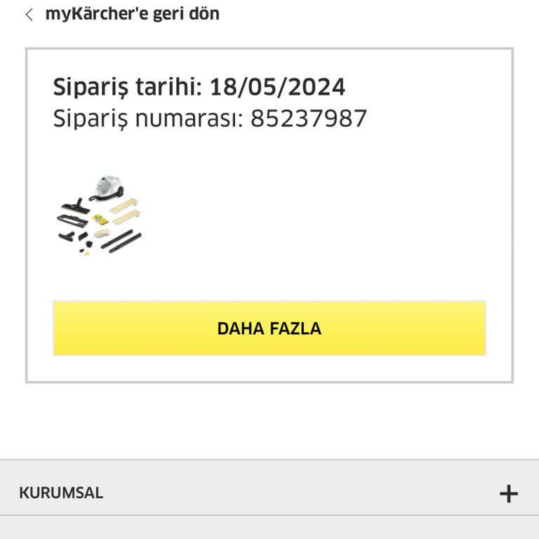 Karcher 3 Aydır Ürünümü Göndermiyor.
