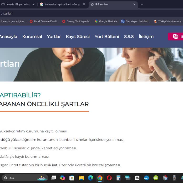 İBB KYK Yurt Başvuru Tarihi Sorunu