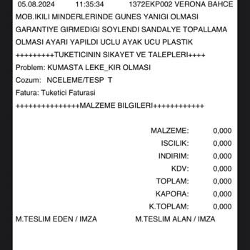 Mondi Renk Atması Şikayeti