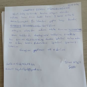 Vodafone Bayisinde Onaysız Cihaz Tanımlaması