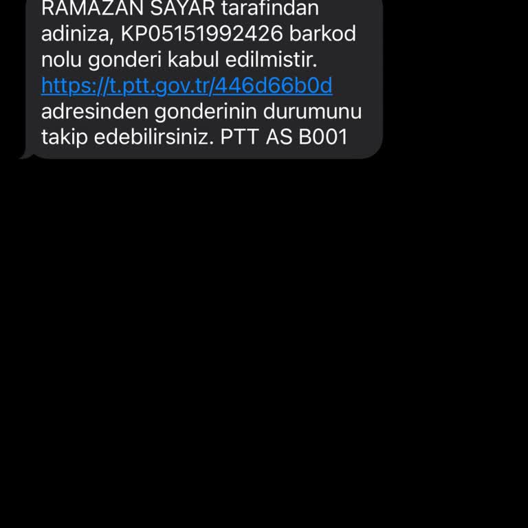 PTT Kargo İle İlgisizlik Ve Sorumsuzluk Sorunu