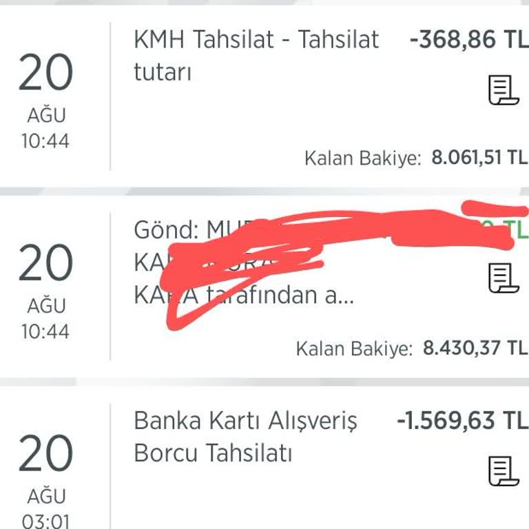 Ziraat Bankası Adksmbkı Service Ve KMH İçin İznim Olmadan Paramı Çektiler