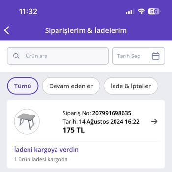 Kargoist Almadığı İade Ürünümü Sistemde Yalanla Alındı Gösteriyor