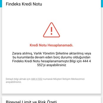Findeks Puanı Oluşturulması Hakkında