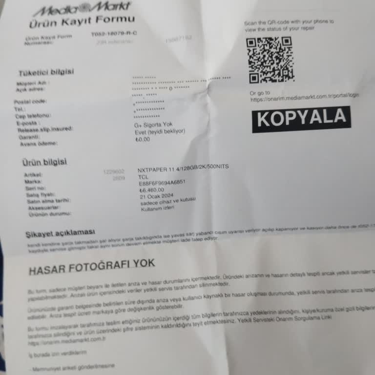 Media Markt Tablet Şikayet Garantili Ve Kaskolu Ürün