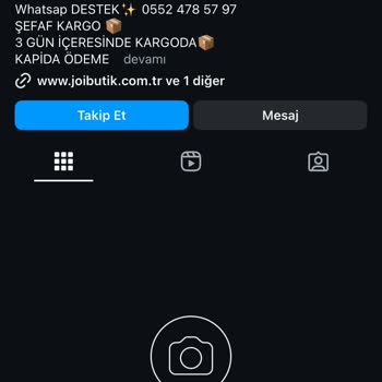 Joi Butik Değişim Yapmıyor Ve Beni Engellediler