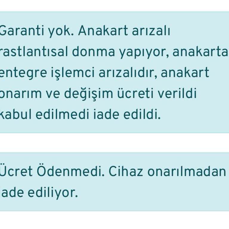 Casper Excalibur Yetkili Servisi Bilgisayarımı Bozdu