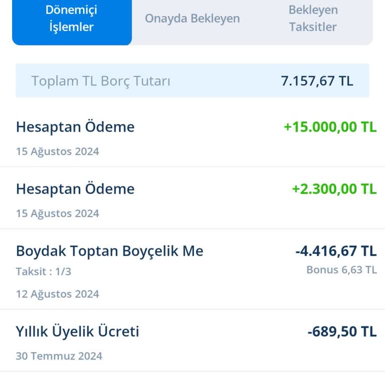 Denizbank Yıllık Üyelik Ücreti