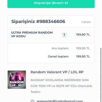 Shopier Random Valorant Vp / LoL RP Yanıltmacası