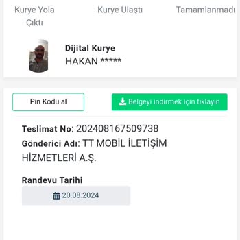 Türk Telekom Kurye Hizmeti Nedeniyle Mağduriyet Yaşıyorum