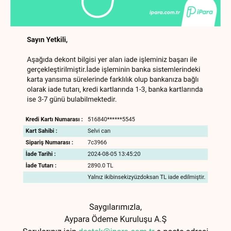 Akbank İptal Edilen İade Paramı Yatırmıyor