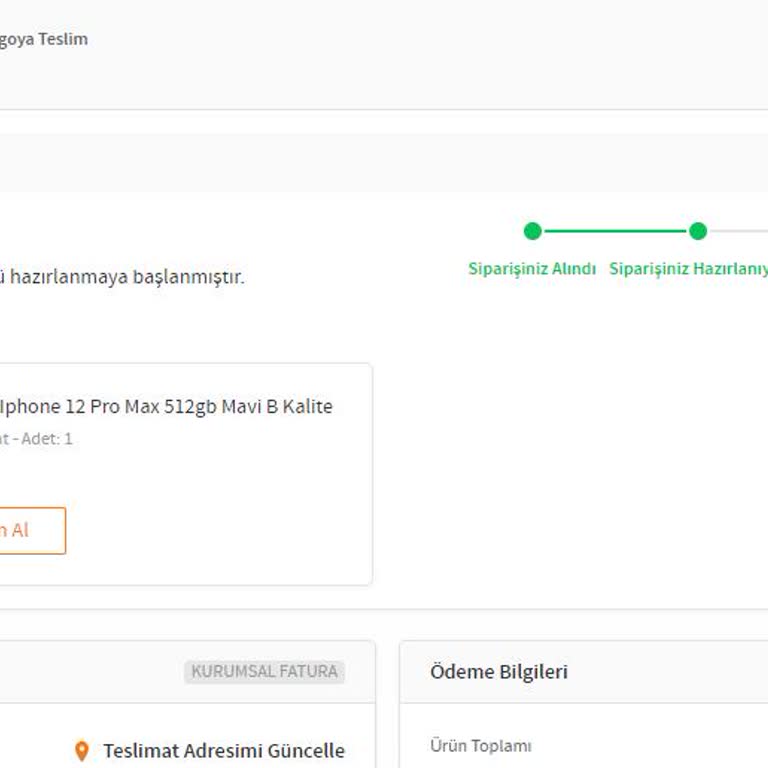 Trendyol - Destech Bilişim - Yanlış Ürün Gönderimi Ve İade Problemi