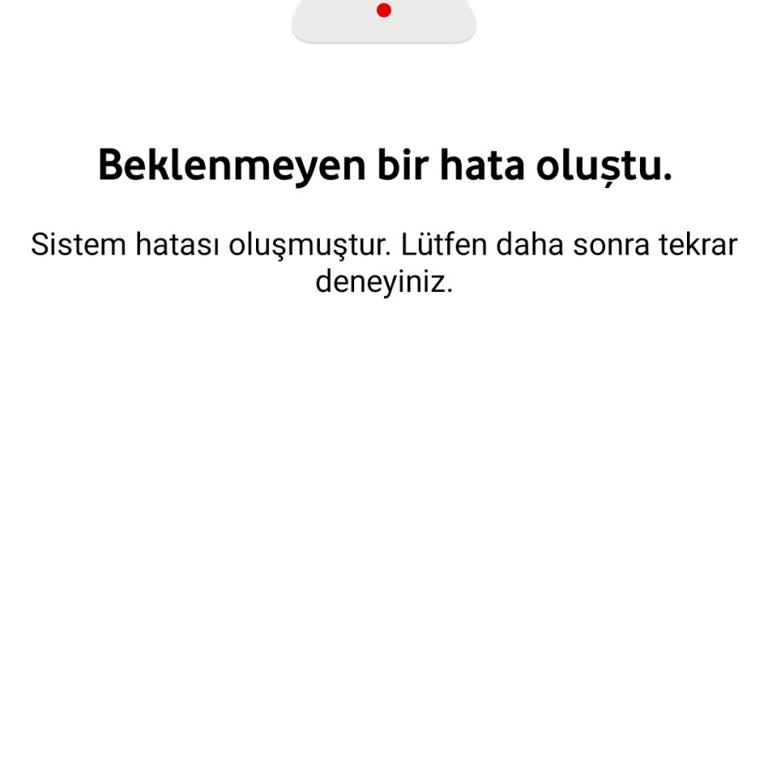 Sürekli Hata Veren Uygulama ve Yetersiz Hizmet