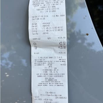 GetirAraç Otopark Ücret İade Talebi