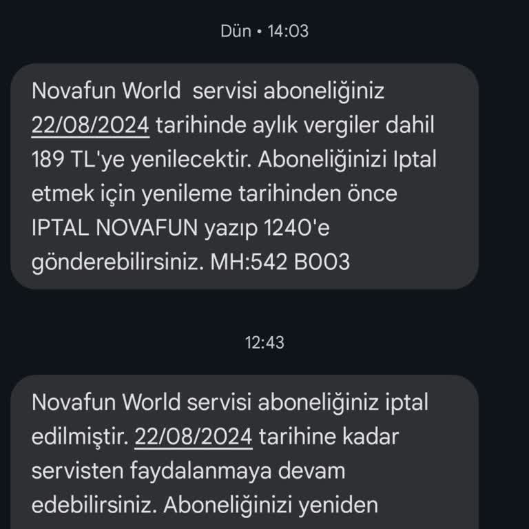 Yanlış Abonelik ve Haksız Fatura Ücreti