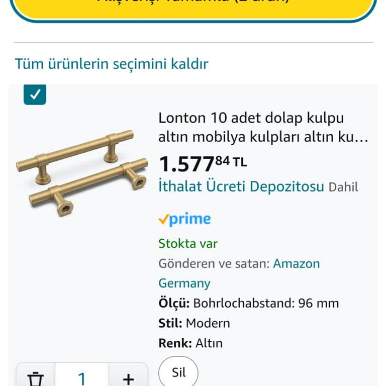 Amazon Bilgi Vermeden İptal
