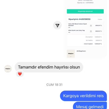 AirStepCom Shopier'den Aldığım Ayakkabı Ve İade Sorunu