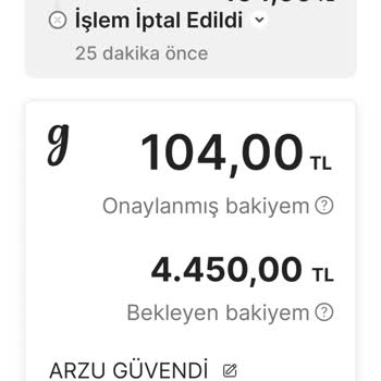 Gardrops Paramın Eksik Yatması